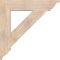 Ekena Millwork Traditional Traditional Smooth Bracket, Douglas Fir, 5 1/2"W x 32"D x 32"H BKT06X32X32TRA01SDF - alternate 3